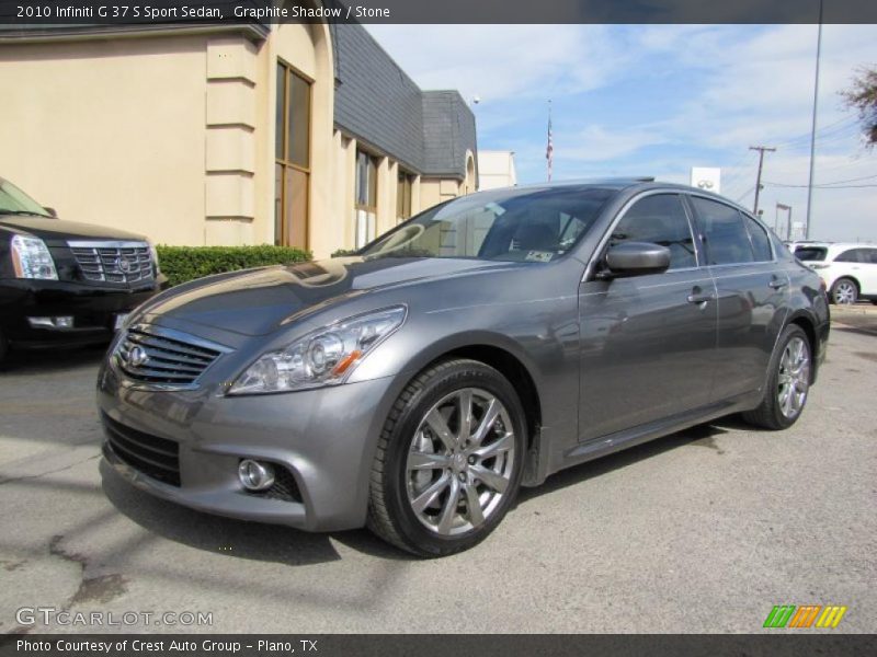 Front 3/4 View of 2010 G 37 S Sport Sedan