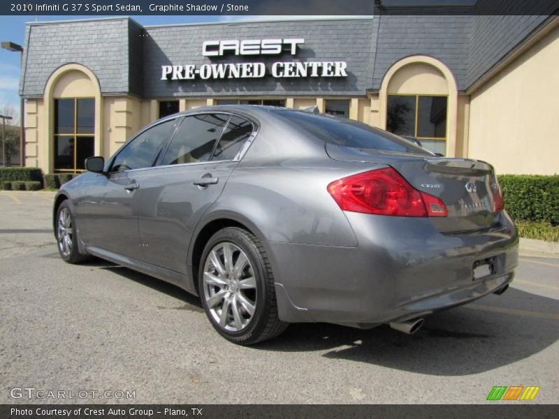 Graphite Shadow / Stone 2010 Infiniti G 37 S Sport Sedan