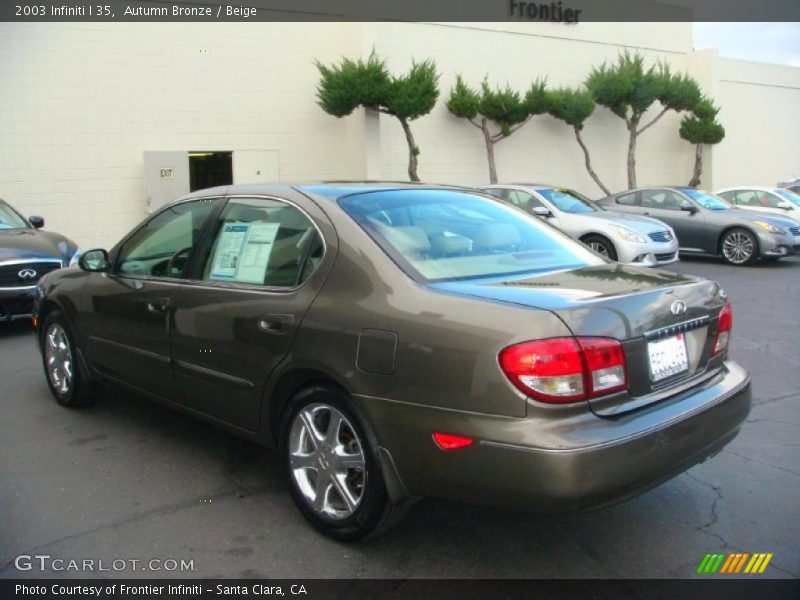 Autumn Bronze / Beige 2003 Infiniti I 35