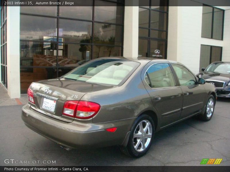 Autumn Bronze / Beige 2003 Infiniti I 35