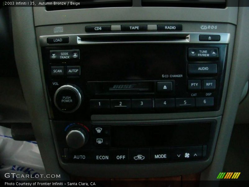 Autumn Bronze / Beige 2003 Infiniti I 35