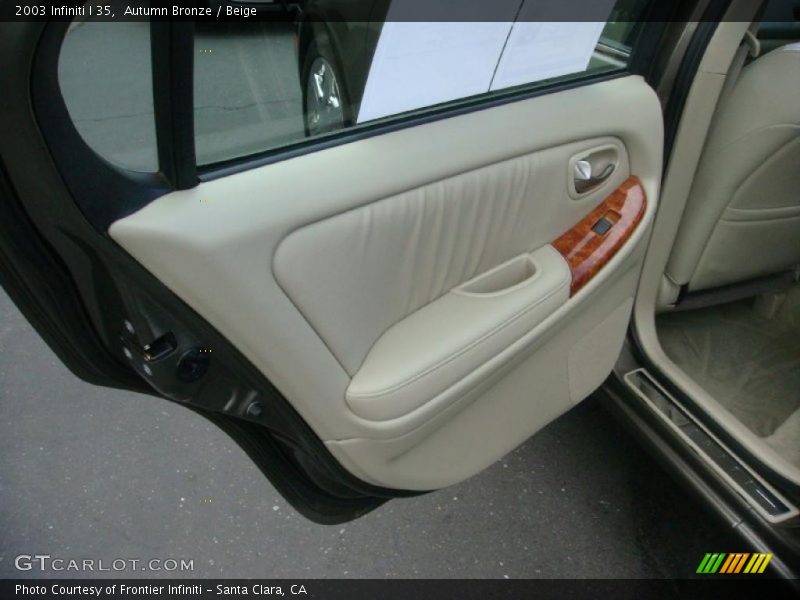 Autumn Bronze / Beige 2003 Infiniti I 35