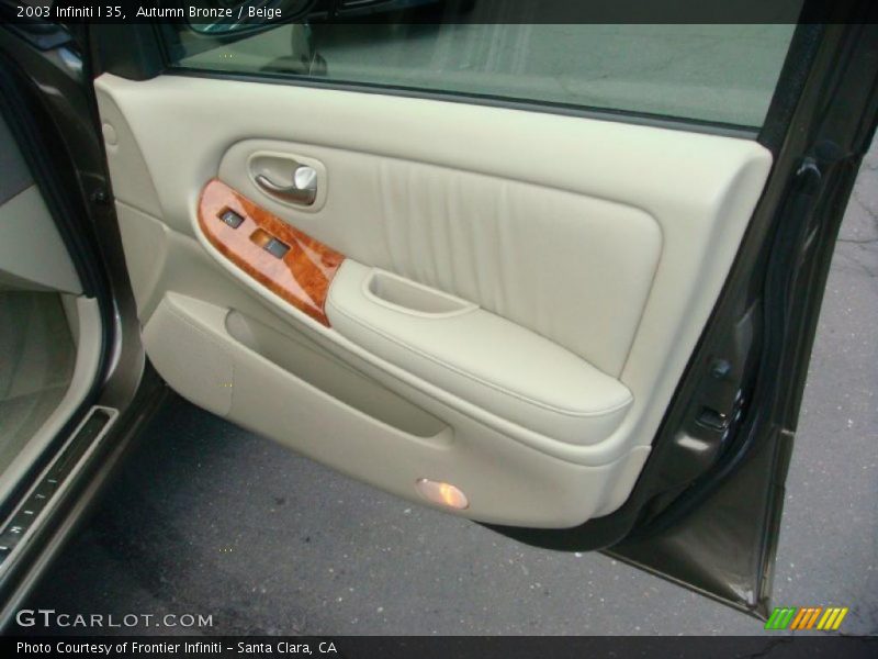 Autumn Bronze / Beige 2003 Infiniti I 35