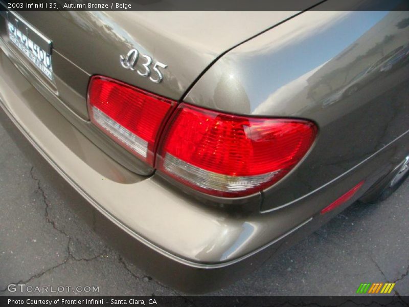 Autumn Bronze / Beige 2003 Infiniti I 35