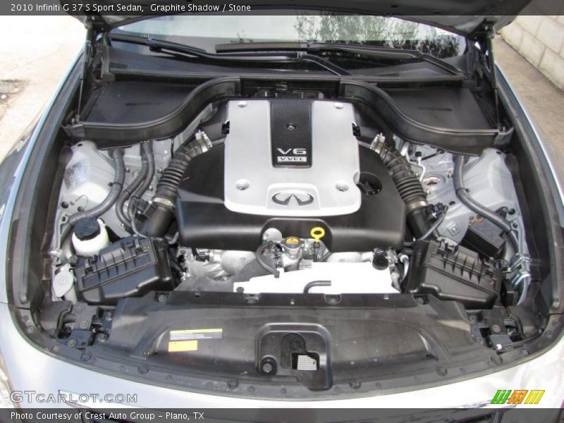  2010 G 37 S Sport Sedan Engine - 3.7 Liter DOHC 24-Valve CVTCS V6