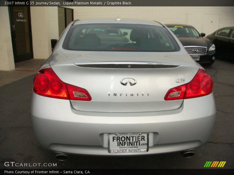 2007 G 35 Journey Sedan Liquid Platinum Metallic