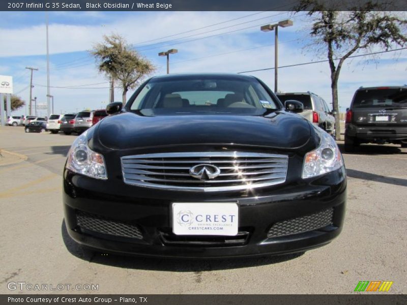 Black Obsidian / Wheat Beige 2007 Infiniti G 35 Sedan