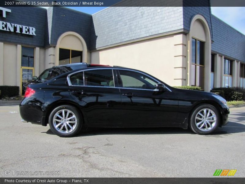 Black Obsidian / Wheat Beige 2007 Infiniti G 35 Sedan