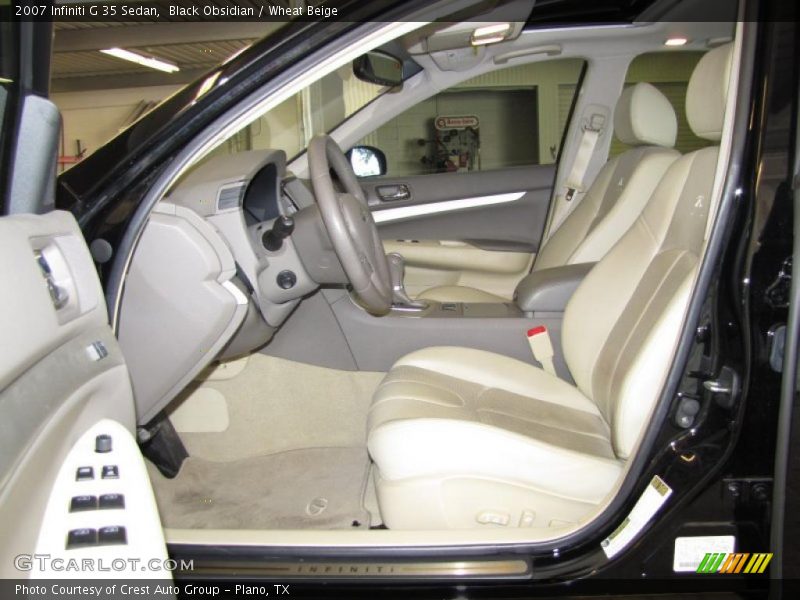  2007 G 35 Sedan Wheat Beige Interior
