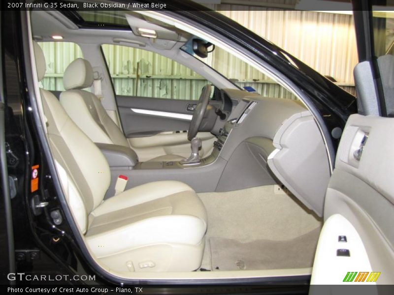  2007 G 35 Sedan Wheat Beige Interior