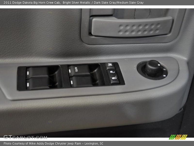 Bright Silver Metallic / Dark Slate Gray/Medium Slate Gray 2011 Dodge Dakota Big Horn Crew Cab