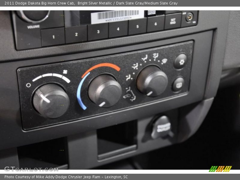 Controls of 2011 Dakota Big Horn Crew Cab