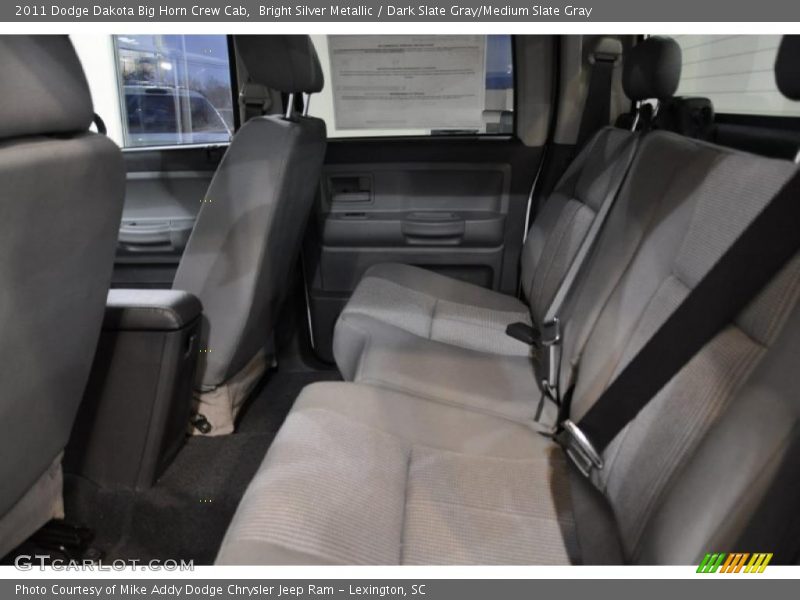 Bright Silver Metallic / Dark Slate Gray/Medium Slate Gray 2011 Dodge Dakota Big Horn Crew Cab