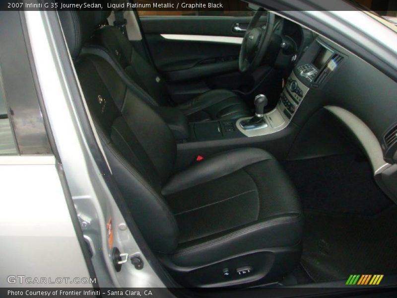  2007 G 35 Journey Sedan Graphite Black Interior