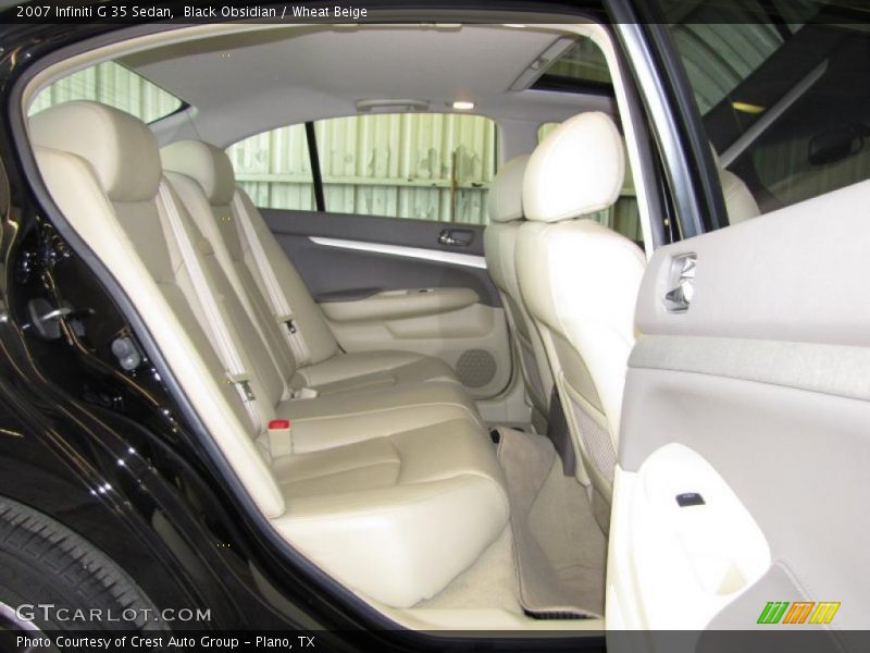  2007 G 35 Sedan Wheat Beige Interior