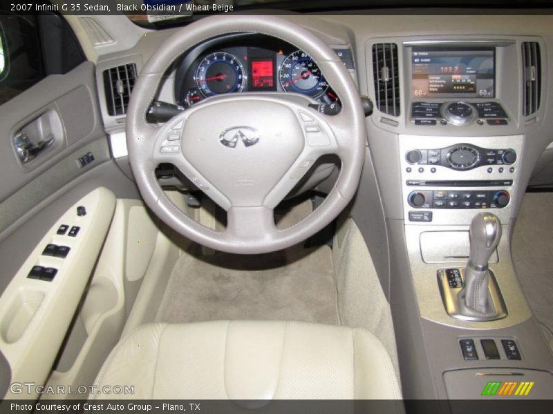 Black Obsidian / Wheat Beige 2007 Infiniti G 35 Sedan