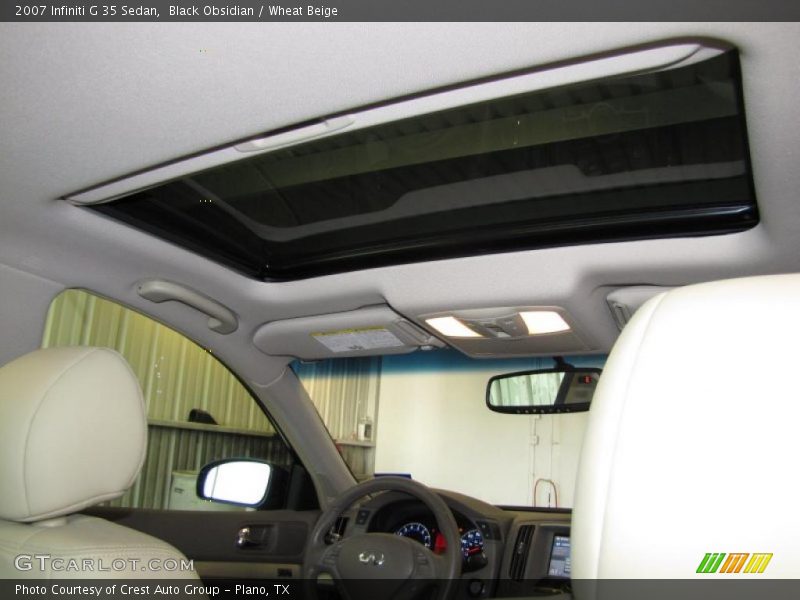 Sunroof of 2007 G 35 Sedan