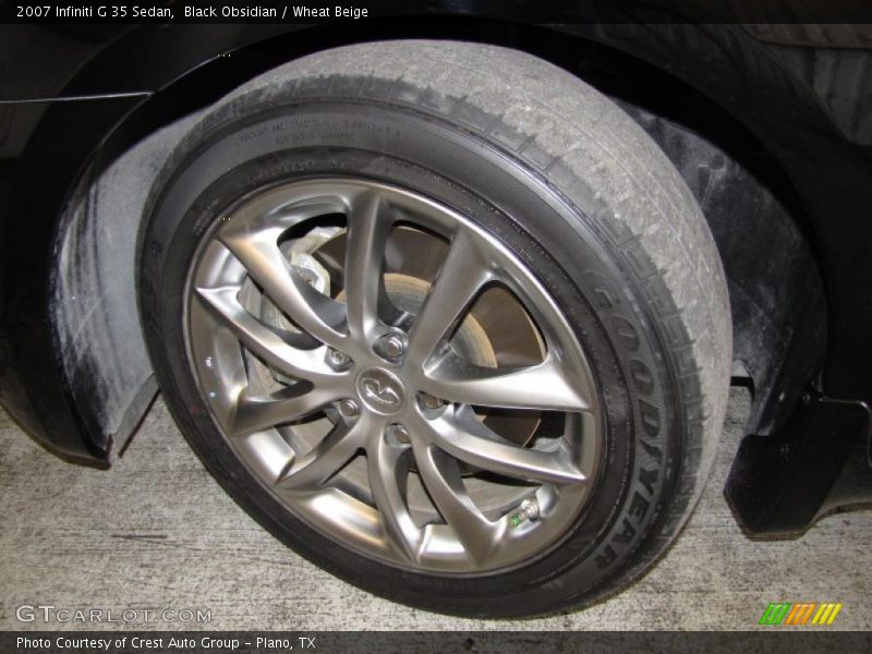 Black Obsidian / Wheat Beige 2007 Infiniti G 35 Sedan