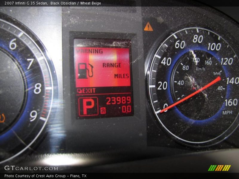 Black Obsidian / Wheat Beige 2007 Infiniti G 35 Sedan