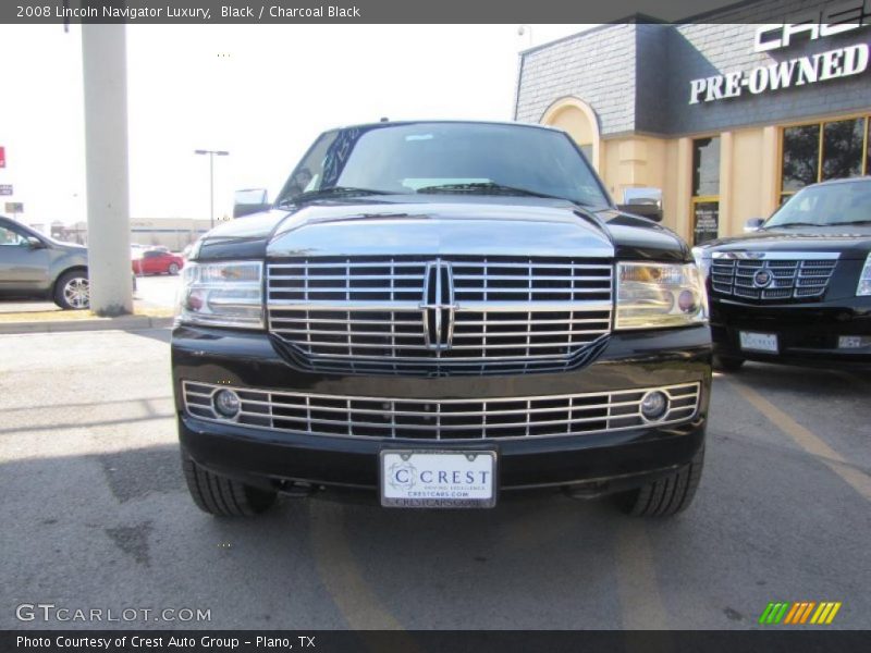 Black / Charcoal Black 2008 Lincoln Navigator Luxury