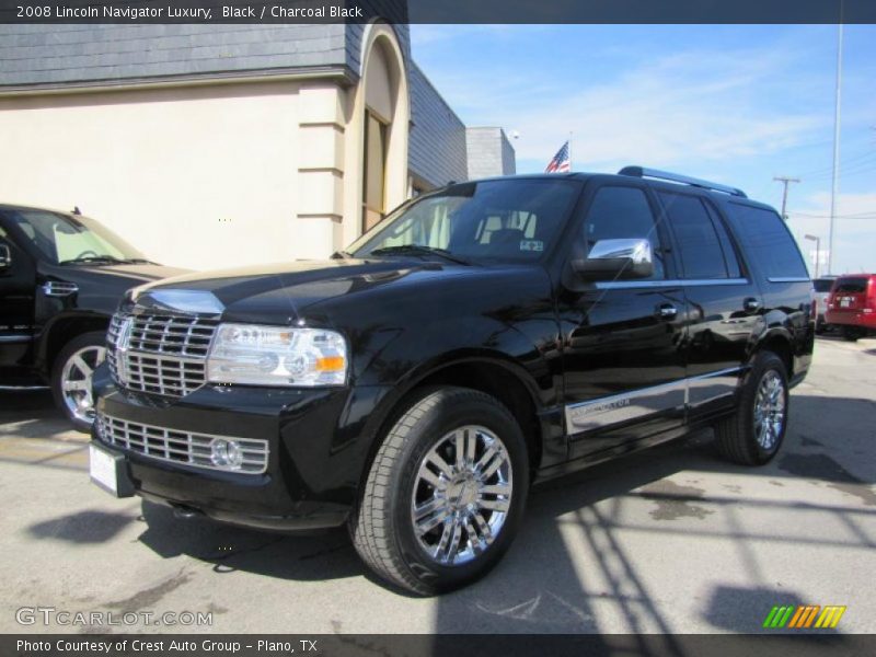 Black / Charcoal Black 2008 Lincoln Navigator Luxury