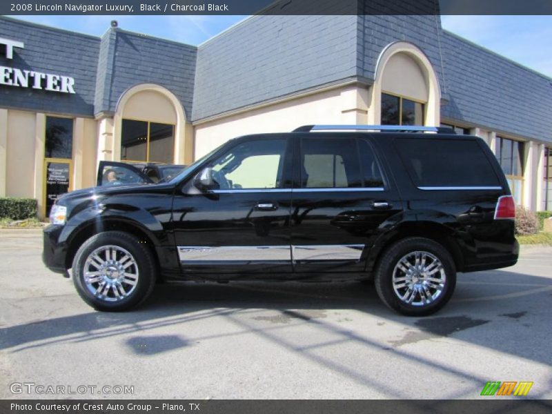 Black / Charcoal Black 2008 Lincoln Navigator Luxury