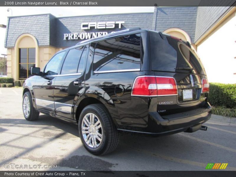 Black / Charcoal Black 2008 Lincoln Navigator Luxury
