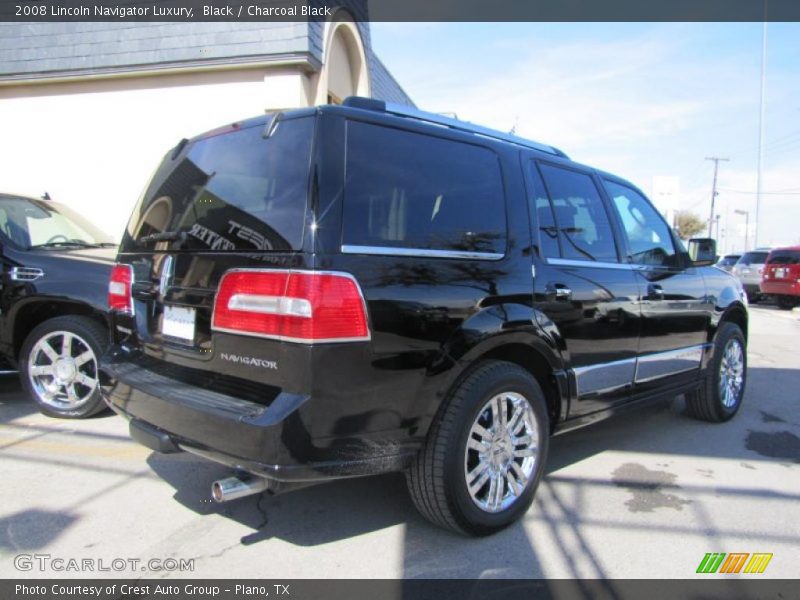 Black / Charcoal Black 2008 Lincoln Navigator Luxury