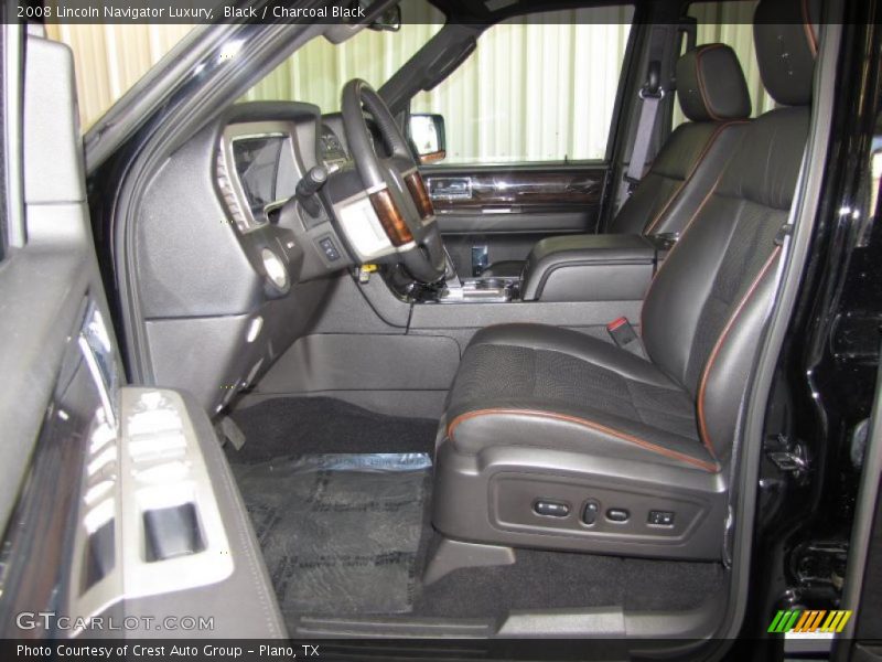 Black / Charcoal Black 2008 Lincoln Navigator Luxury