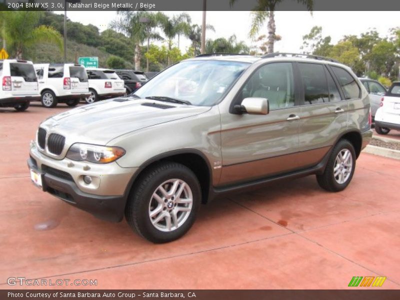 Kalahari Beige Metallic / Beige 2004 BMW X5 3.0i