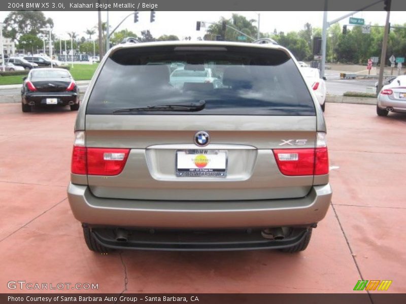 Kalahari Beige Metallic / Beige 2004 BMW X5 3.0i
