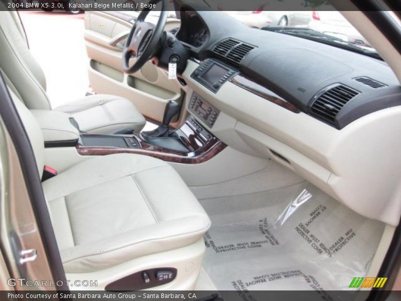 Kalahari Beige Metallic / Beige 2004 BMW X5 3.0i