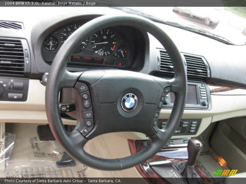 Kalahari Beige Metallic / Beige 2004 BMW X5 3.0i