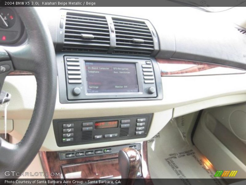 Kalahari Beige Metallic / Beige 2004 BMW X5 3.0i