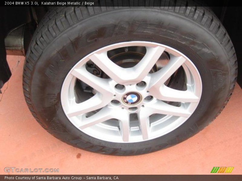 Kalahari Beige Metallic / Beige 2004 BMW X5 3.0i