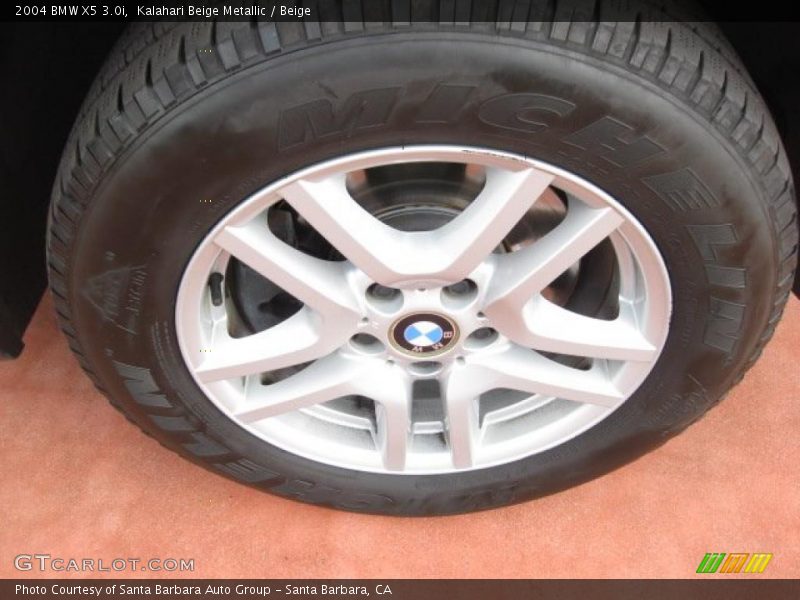 Kalahari Beige Metallic / Beige 2004 BMW X5 3.0i