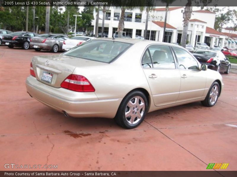 Mystic Gold Metallic / Cashmere 2005 Lexus LS 430 Sedan