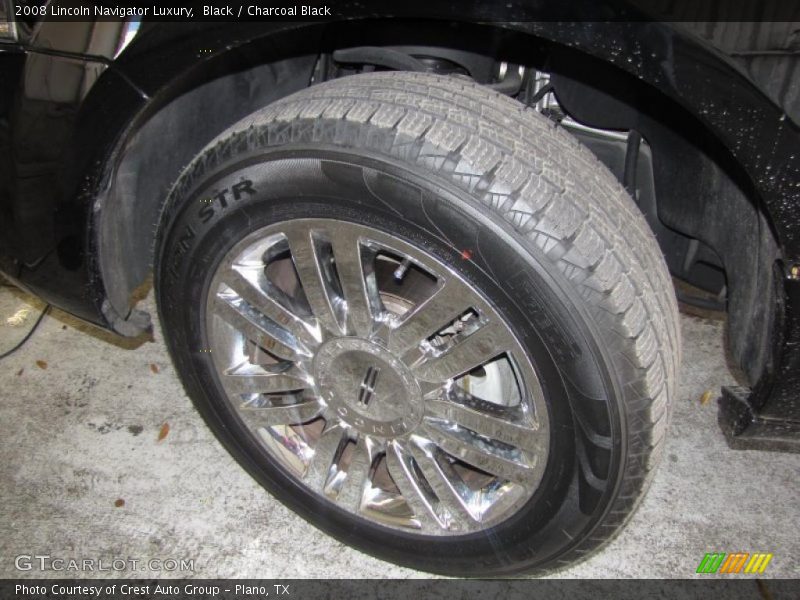 Black / Charcoal Black 2008 Lincoln Navigator Luxury