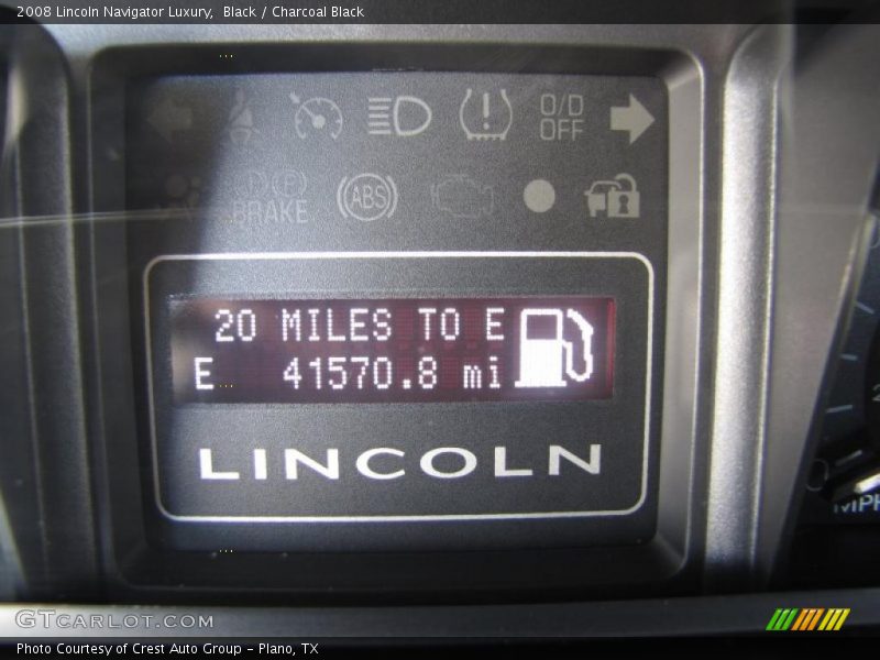Black / Charcoal Black 2008 Lincoln Navigator Luxury