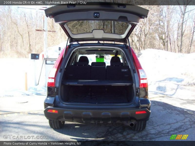 Nighthawk Black Pearl / Gray 2008 Honda CR-V EX 4WD