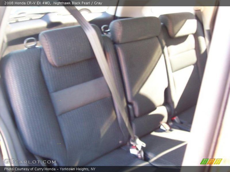 Nighthawk Black Pearl / Gray 2008 Honda CR-V EX 4WD