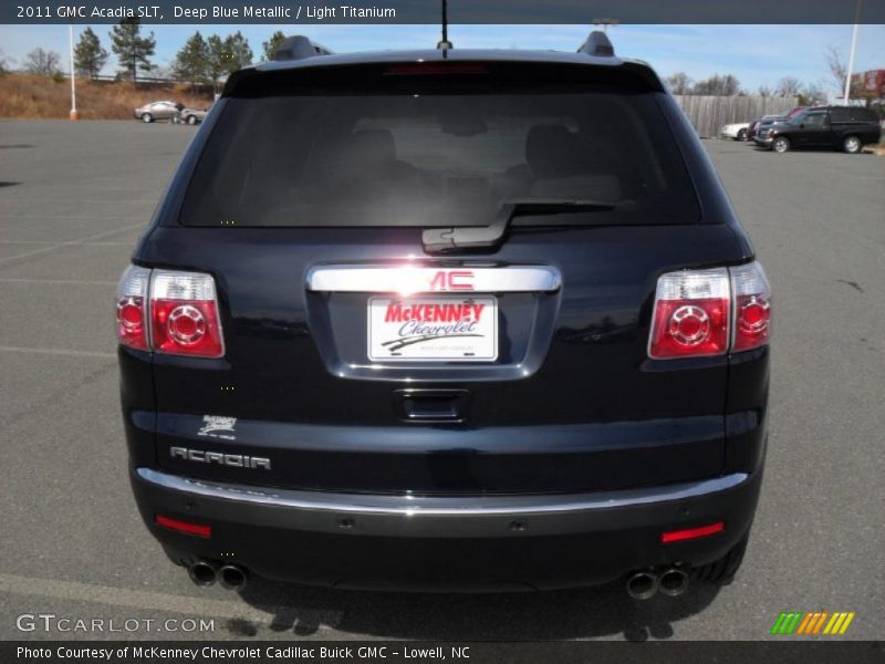 Deep Blue Metallic / Light Titanium 2011 GMC Acadia SLT