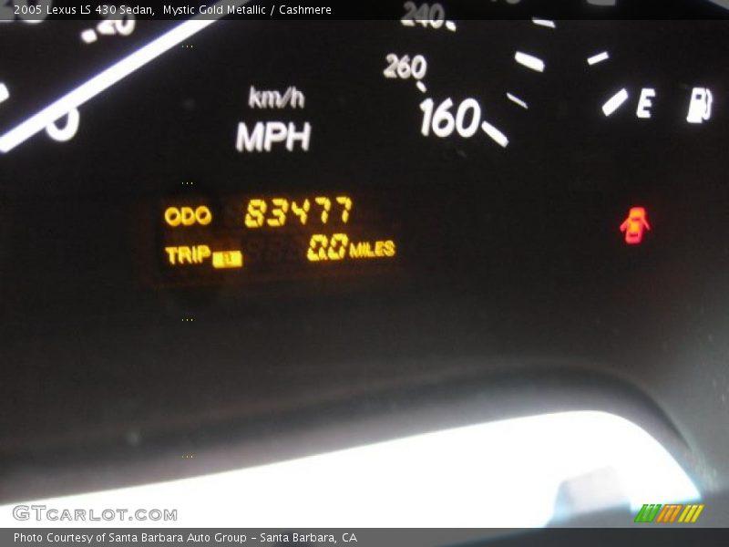 Mystic Gold Metallic / Cashmere 2005 Lexus LS 430 Sedan