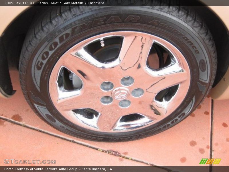 Mystic Gold Metallic / Cashmere 2005 Lexus LS 430 Sedan