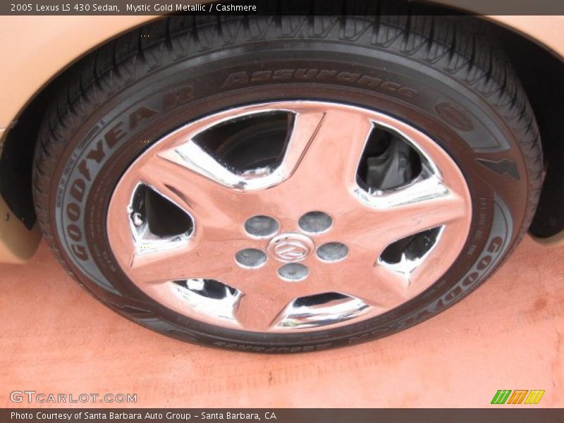 Mystic Gold Metallic / Cashmere 2005 Lexus LS 430 Sedan