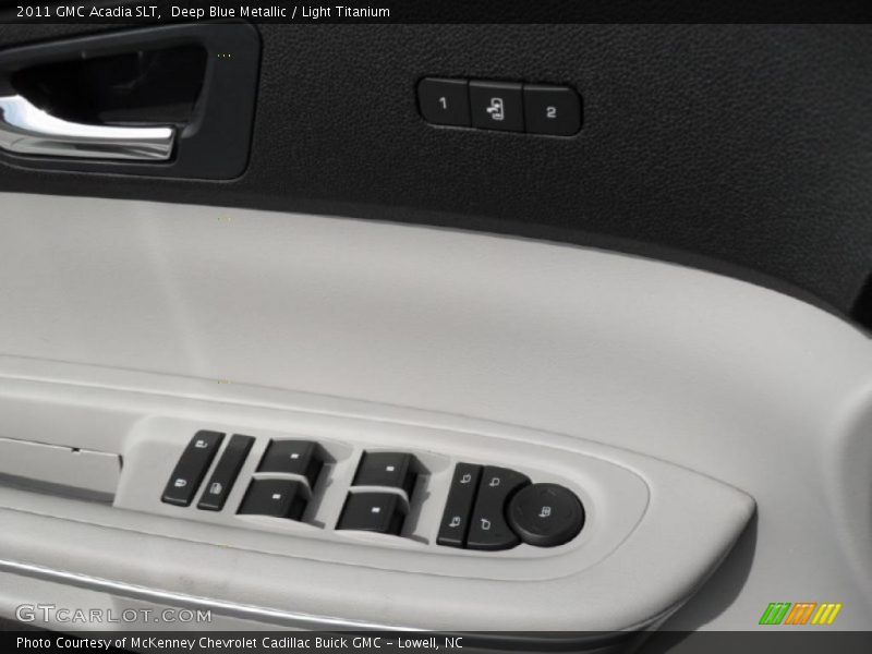 Deep Blue Metallic / Light Titanium 2011 GMC Acadia SLT