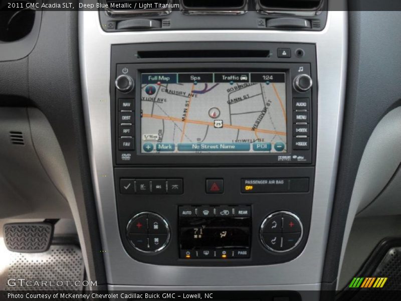 Deep Blue Metallic / Light Titanium 2011 GMC Acadia SLT