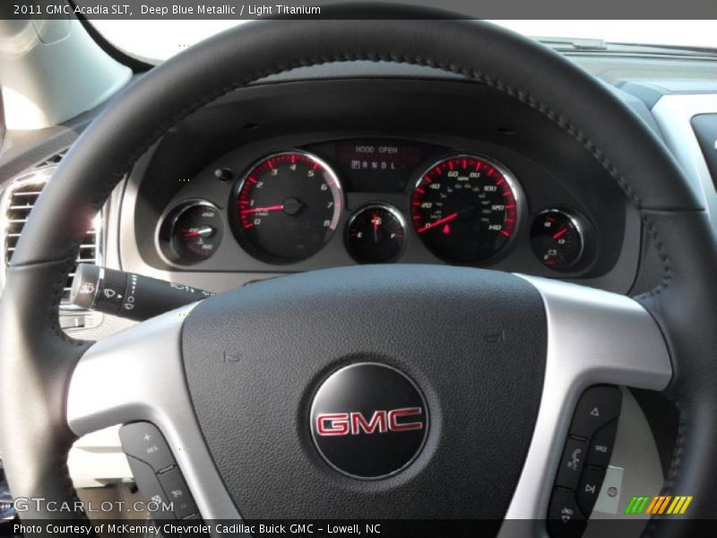 Deep Blue Metallic / Light Titanium 2011 GMC Acadia SLT