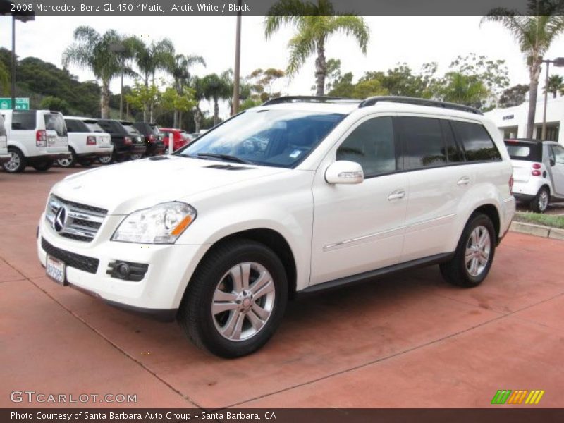 Arctic White / Black 2008 Mercedes-Benz GL 450 4Matic