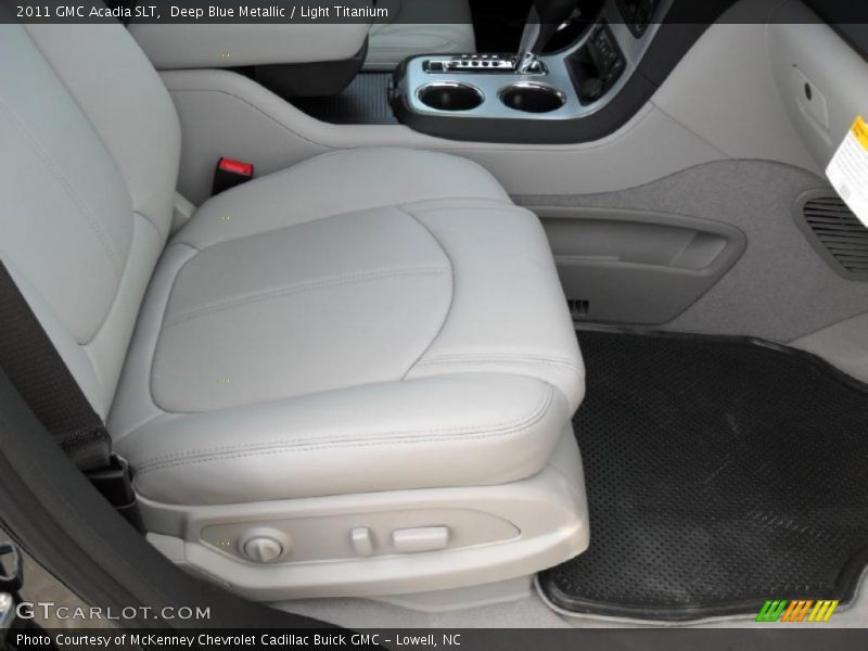 Deep Blue Metallic / Light Titanium 2011 GMC Acadia SLT